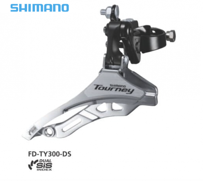Schimbator fata Shimano Tourney FD-TY300 triplu SIS 34.9mm 42T, tragere de jos [1]