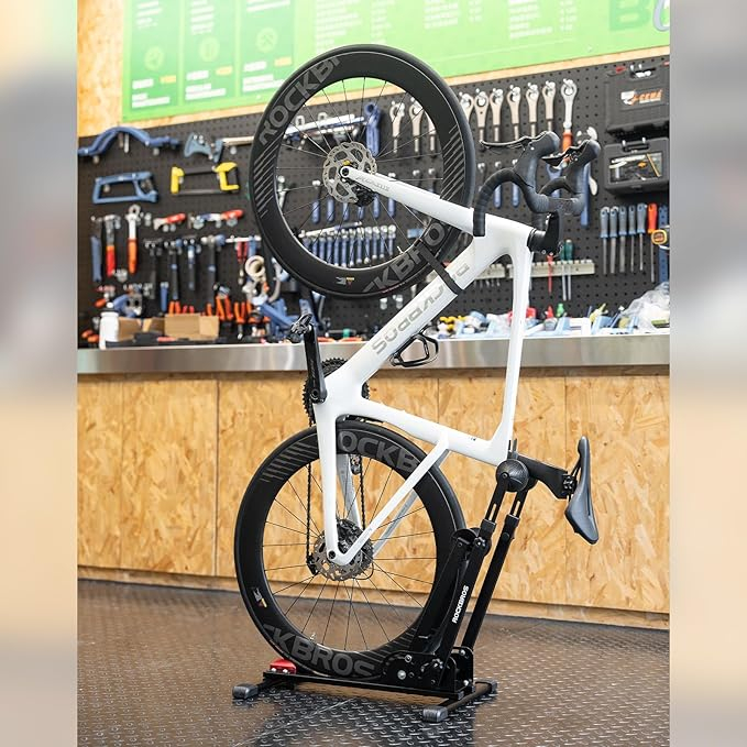 Suport de bicicletă Rockbros din oțel carbon, suport pliabil pentru podea [6]