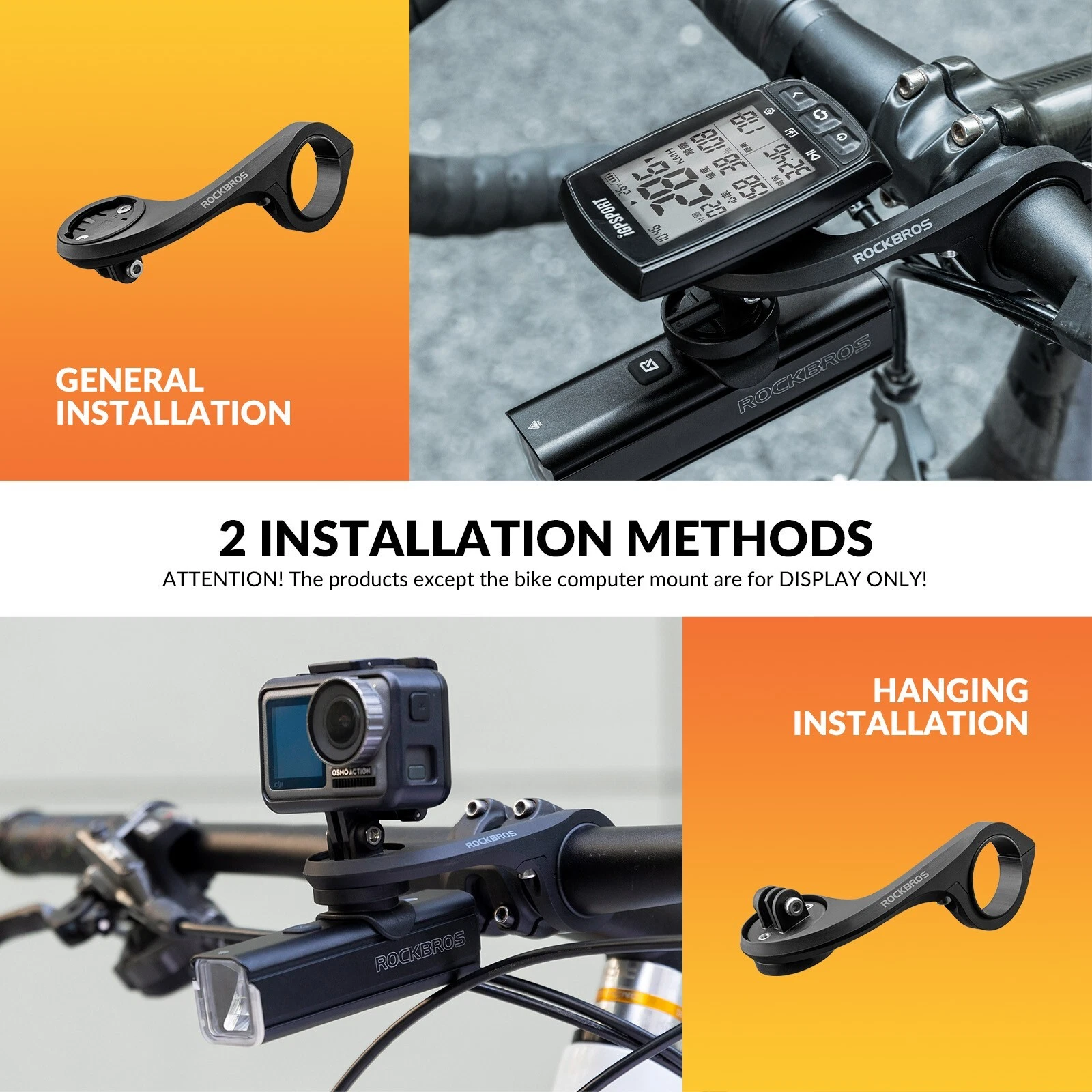 Suport ghidon pentru computer GPS pentru bicicletă, pentru IGS/Garmin/Light/GoPro [4]