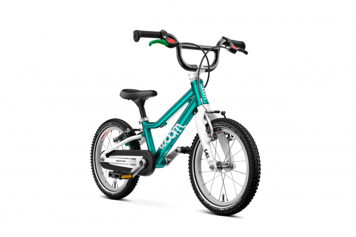 Bicicleta copii Woom 2 Go cu roti 14" verde Metallic Turquoise Petrol [2]