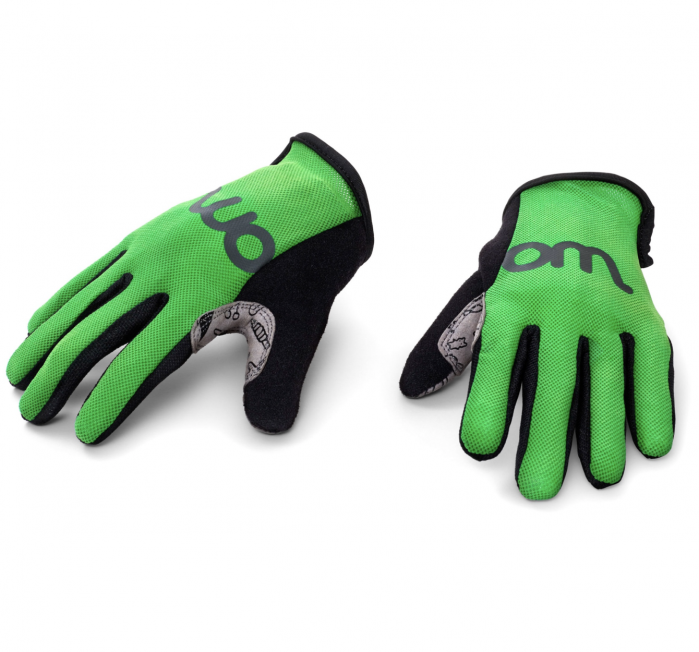 Woom - manusi ciclism copii tens bike gloves - verde, marimea 6 [4]
