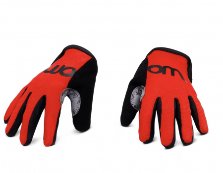 Manusi - Woom - manusi ciclism copii tens bike gloves - rosu, marimea 6