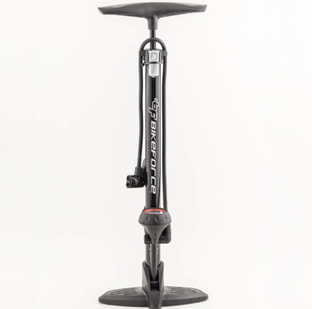 Pompe - Pompa atelier Bikeforce cu manometru 160 PSI otel SV/FV/DV BA-03