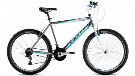 Biciclete - Bicicleta Capriolo Passion Man graphite-white-blue 26"