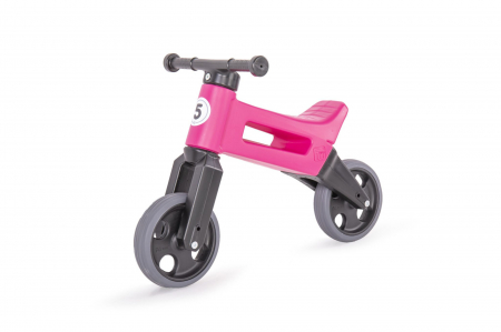 Bicicleta fara pedale Funny Wheels RIDER SPORT 2 in 1 Pink [3]