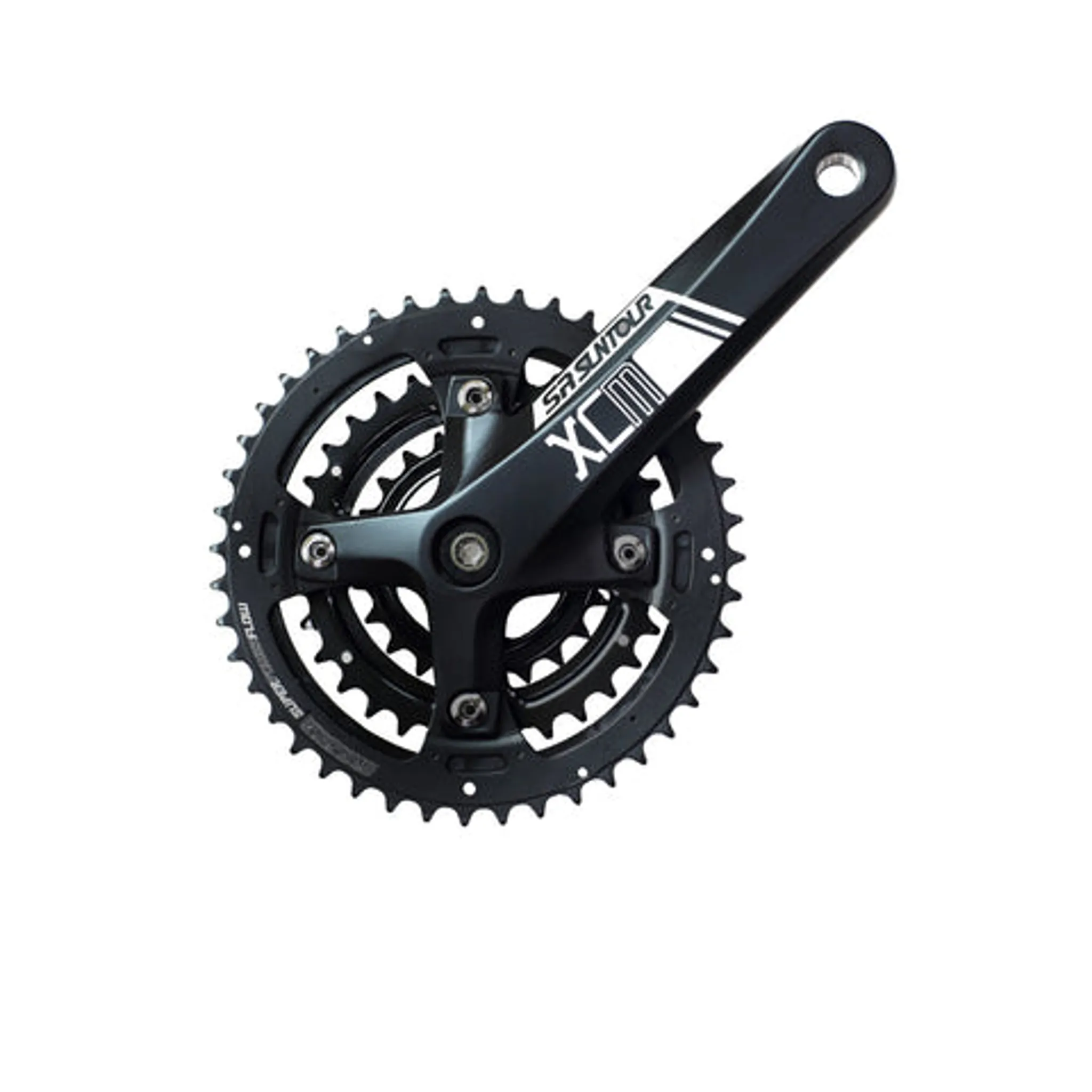 Angrenaje pedaliere - Angrenaj Bicicleta Suntour XCM-T414 PBBG/SQ+ap.ng 22x32x44T 175mm Negru