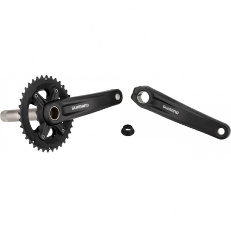 Angrenaje pedaliere - Angrenaj Pedalier Shimano Fc-Mt500-2 - Brat 175 Mm, 2 x 10 Viteze, 36-26T, Negru