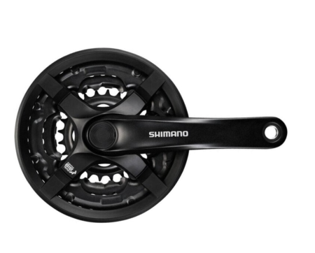 Angrenaje pedaliere - Angrenaj Pedalier SHIMANO FC-TY501(24-34-42 T) 6/7/8 V-170 mm