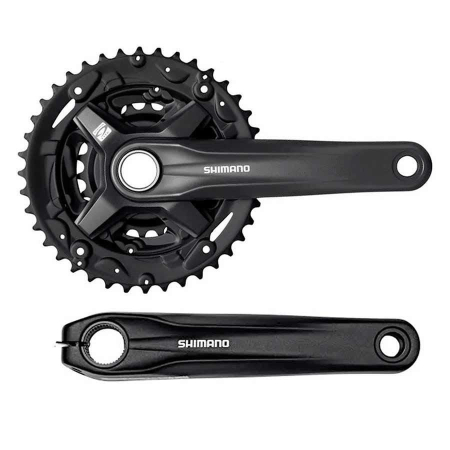 Angrenaje pedaliere - Angrenaj pedalier Shimano MT210-3 44/32/22T fara CG 175mm negru