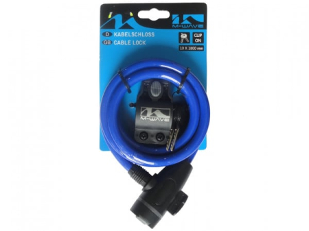 Accesorii - Antifurt M-Wave 10*1800mm albastru