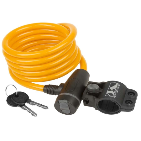 Accesorii - Antifurt M-Wave 10x1800mm portocaliu/cheie
