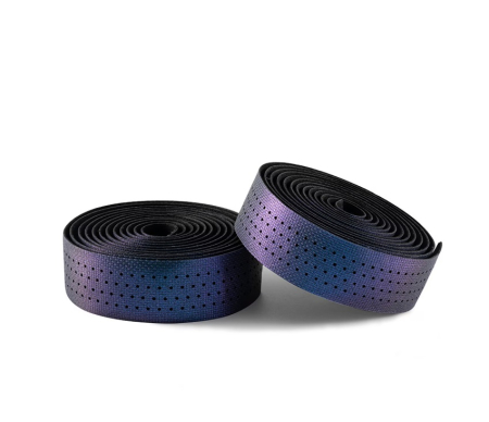 Piese - Banda ghidon bicicleta Rockbros 71240004007 silicon 3x220cm violet kameleon perforata set