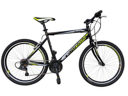 Biciclete - Bicicletă Capriolo Passion Man black-white-green  26"