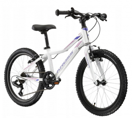 Bicicleta Copii Kross Lea Mini 3.1 Light D 20, Alb, Roz, roti 20 Inch [1]