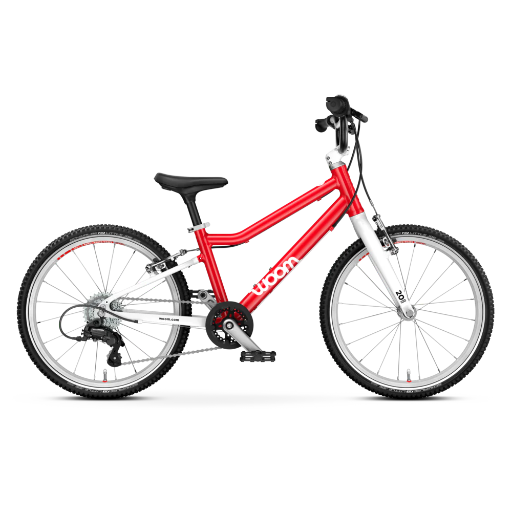 Biciclete copii - Bicicleta copii Woom 4 Go cu roti 20" rosu Woom Red