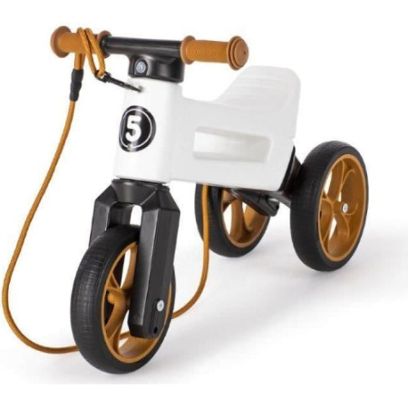 Biciclete copii - Bicicletă FUNNY WHEELS fără Pedale SuperSport 2 in 1, Pearl