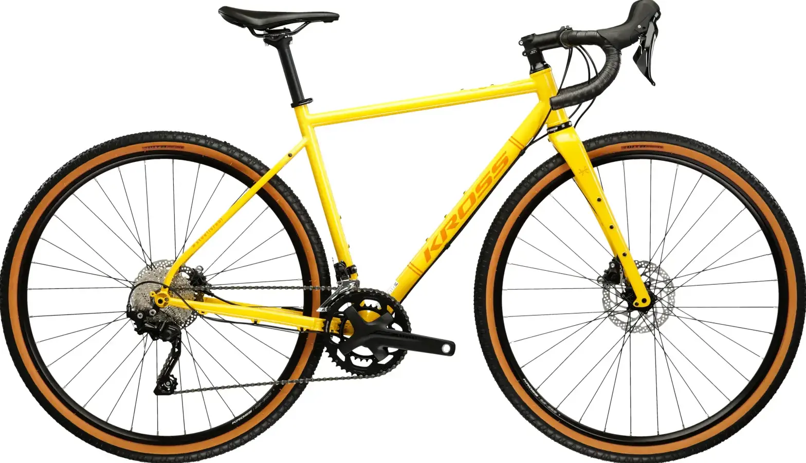 Biciclete - Bicicletă Kross Esker 4.0 galben-portocaliu, mărimea L, 540mm