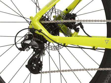 Bicicletă Kross Hexagon 2.0 29" - model 2025 verde lime / albastru / lucios - L (18") [3]