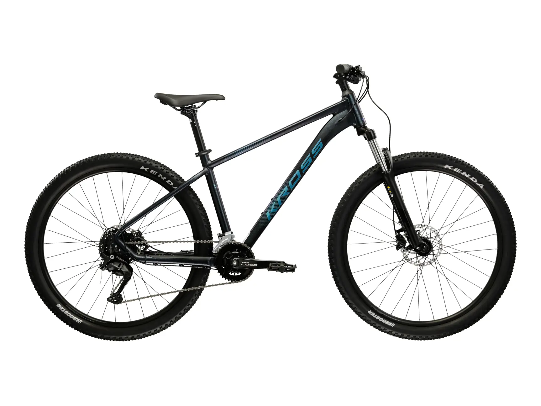 Biciclete adulti - Bicicleta KROSS Hexagon X300 navy blue, roata 27,5", cadru S (380 mm)