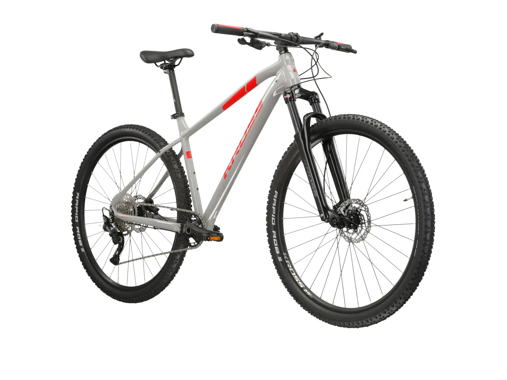 Bicicleta Kross Level 4.0, Roti 29 Inch,Culoare Gray Red Glossy [1]