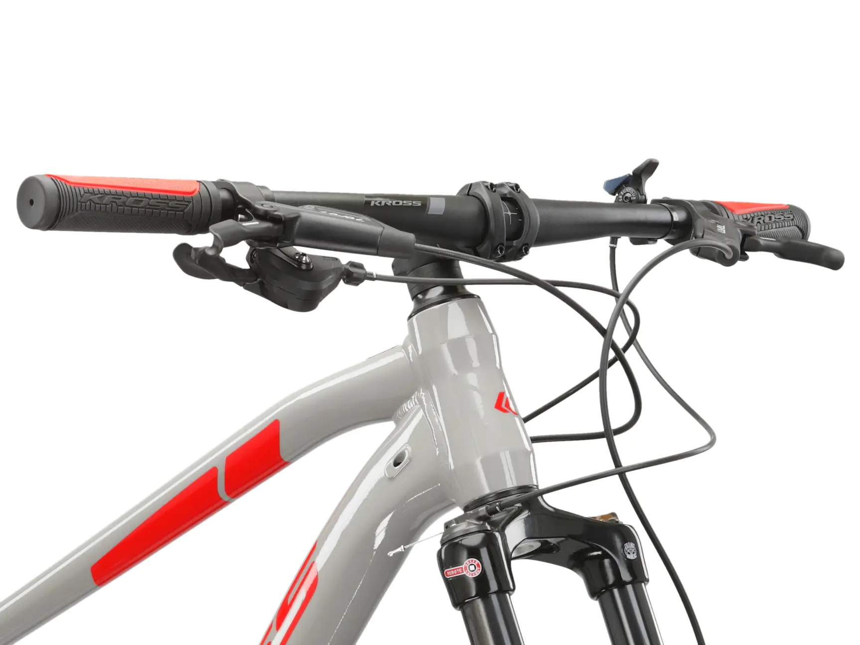 Bicicleta Kross Level 4.0, Roti 29 Inch,Culoare Gray Red Glossy [3]