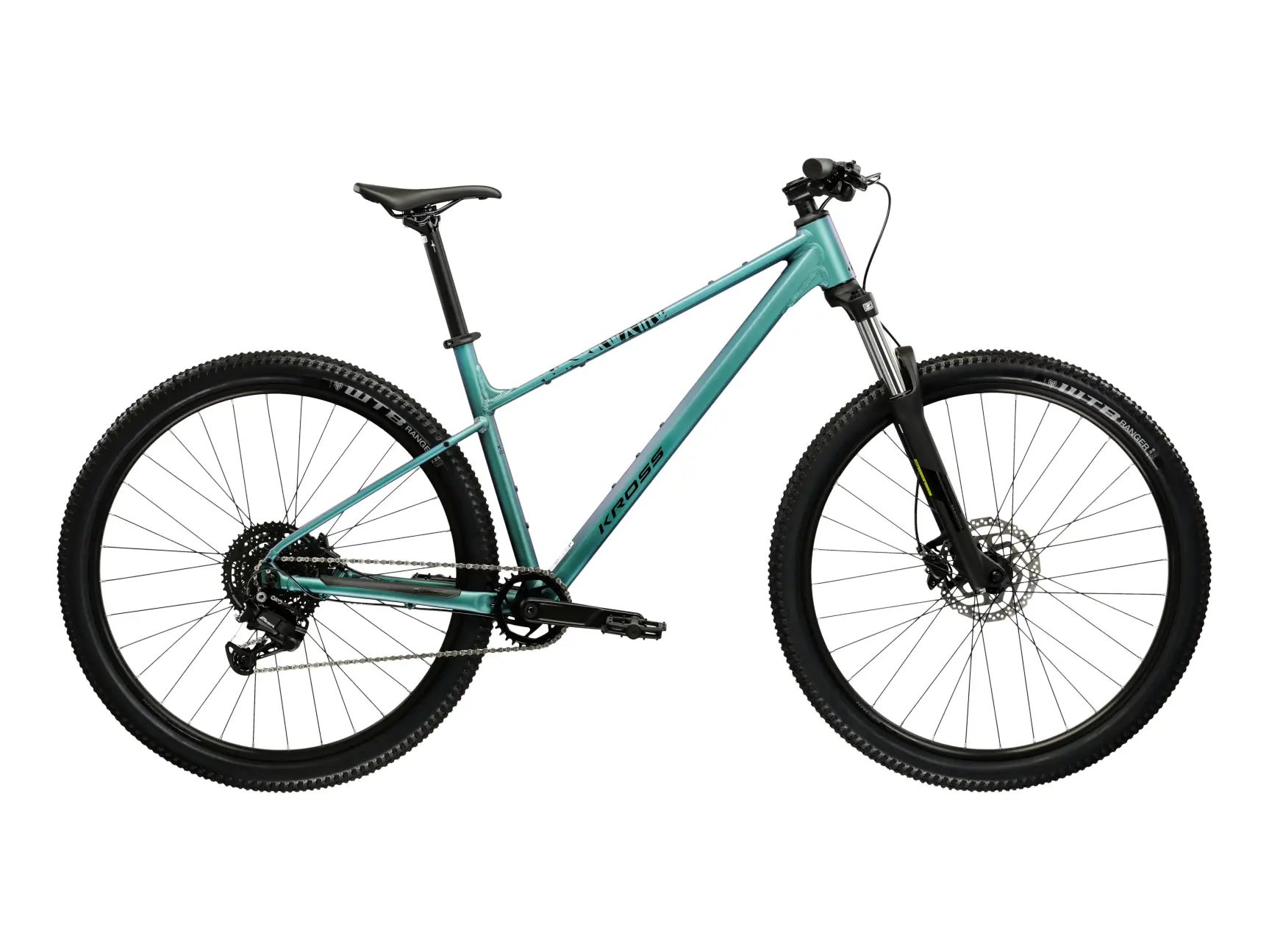 Biciclete adulti - Bicicleta Kross LEVEL X100 29",verde/negru, M-440 mm