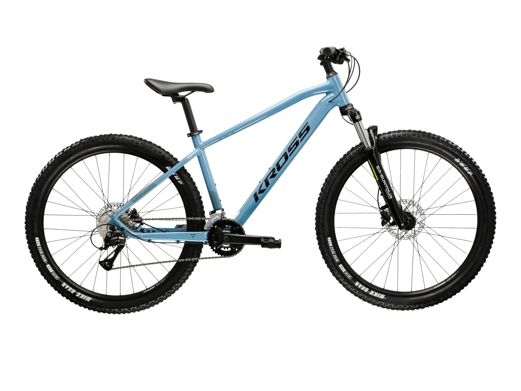 Biciclete adulti - Bicicleta MTB Hardtail KROSS HEXAGON 4.0 Blue - Black - Glossy L (18") 29"