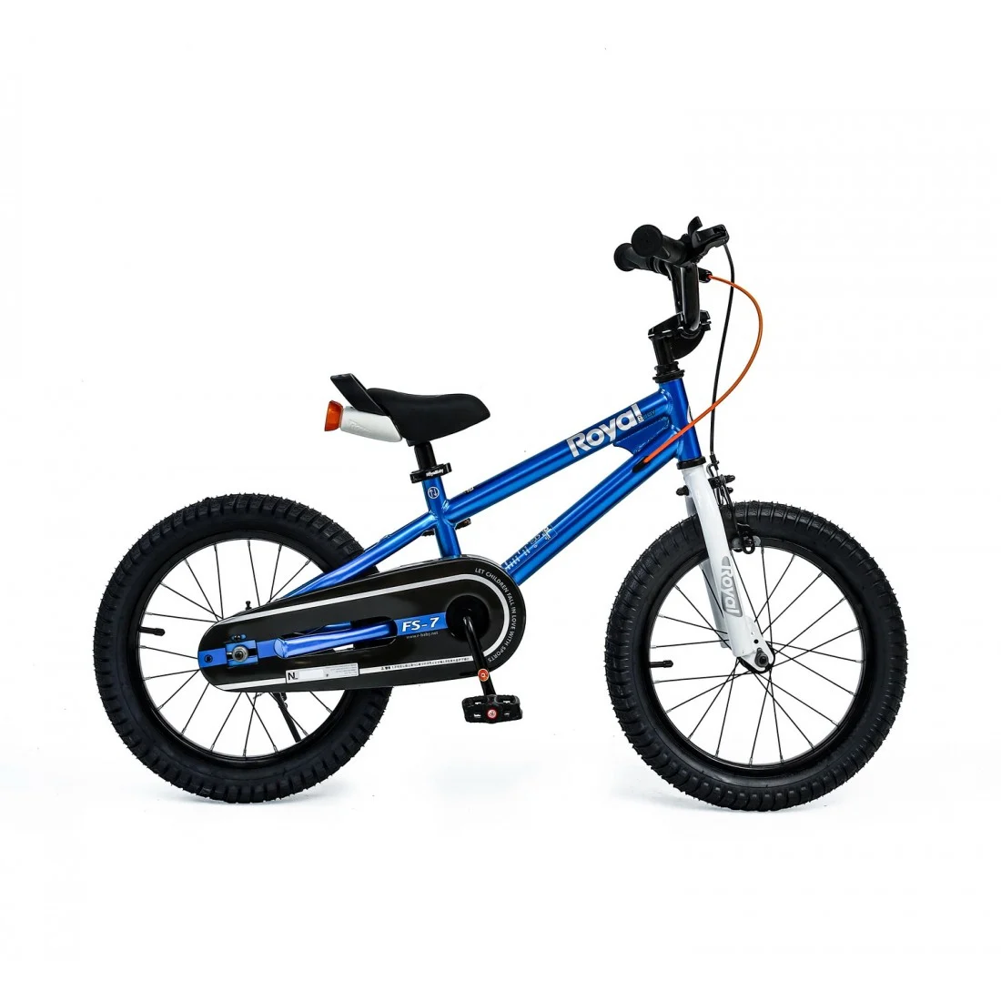 Biciclete - BICICLETA ROYAL BABY FREESTYLE 7.0 NF, 14 INCH, ALBASTRU