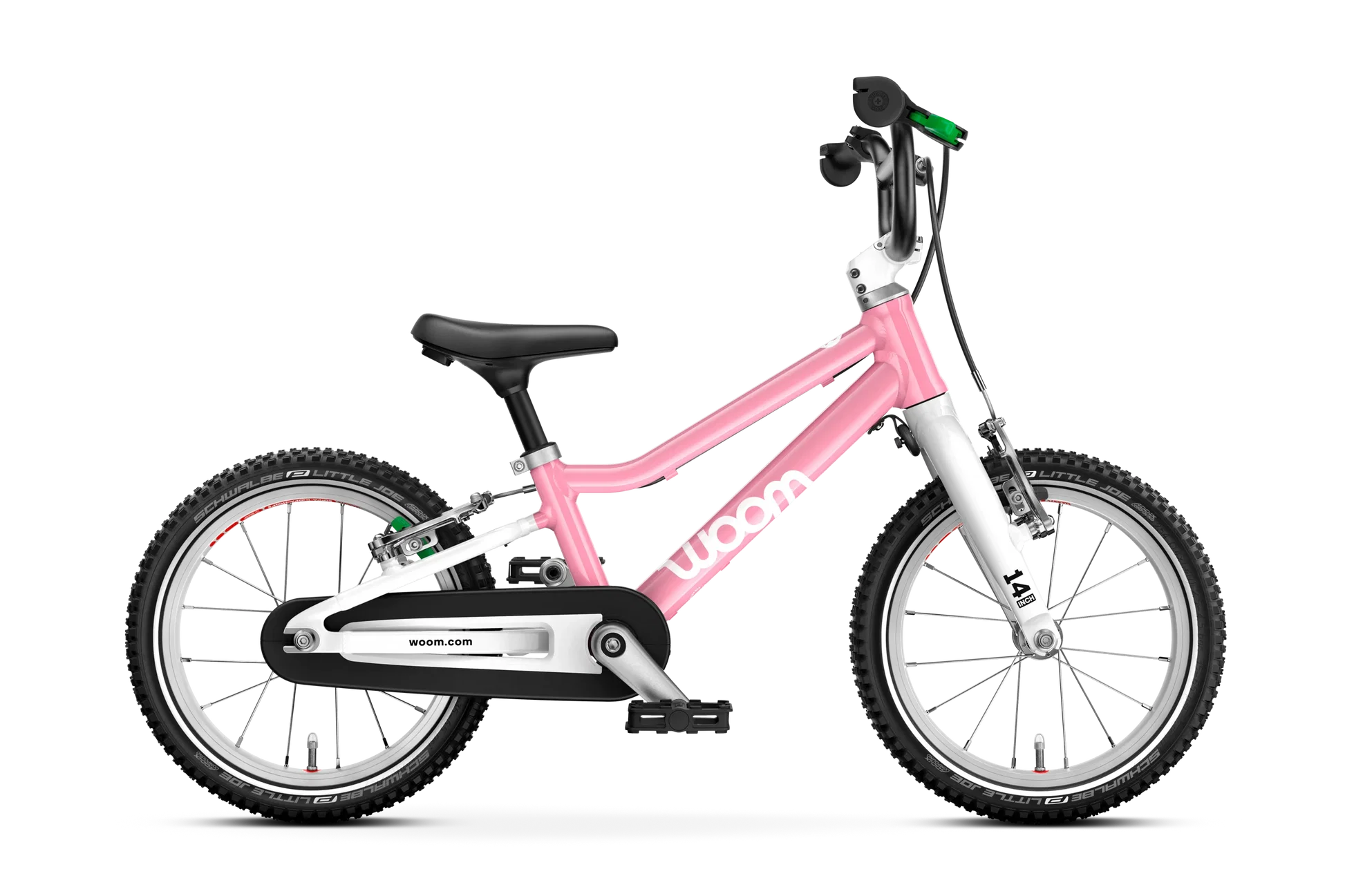 Biciclete copii - Bicicleta Woom Go 2, cu roti de 14", powder pink