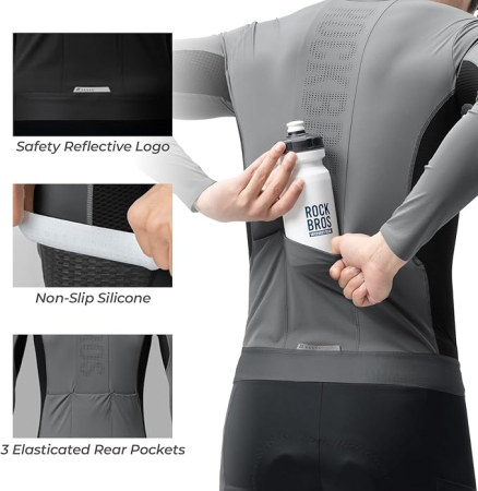 Bluza ciclism maneci lungi Rockbros, marime M [3]