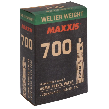 Piese - Cameră Maxxis Welter Weight 700x33-50C, Presta 60 mm
