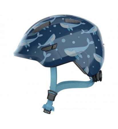 Echipamente - Casca bicicleta ABUS Smiley 3.0 blue whale, marimea S (45-50 cm)