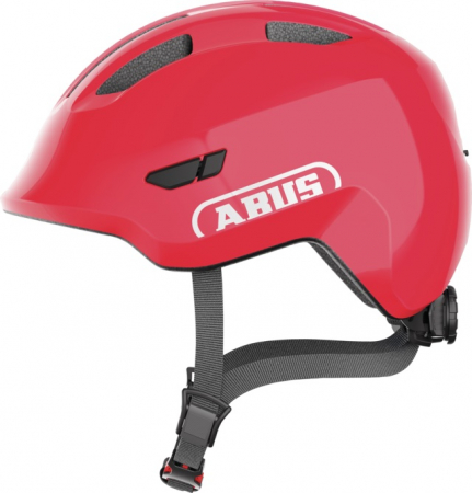 Casti copii - Casca bicicleta Abus Smiley 3.0 Shiny Red-M (50-55 cm)