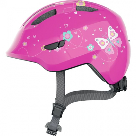 Casti copii - Casca bicicleta Smiley 3.0 pink butterfly - M (50-55 cm)