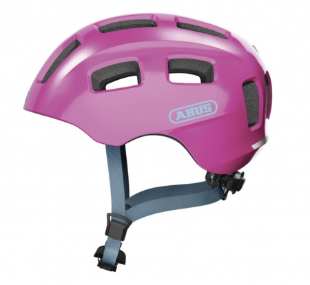 Casti - Cască copii ABUS Youn-I 2.0, sparkling pink, M (52-57 cm)