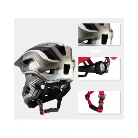 Cască copii Full Face Rockbros gri, 48-52 cm, S [4]