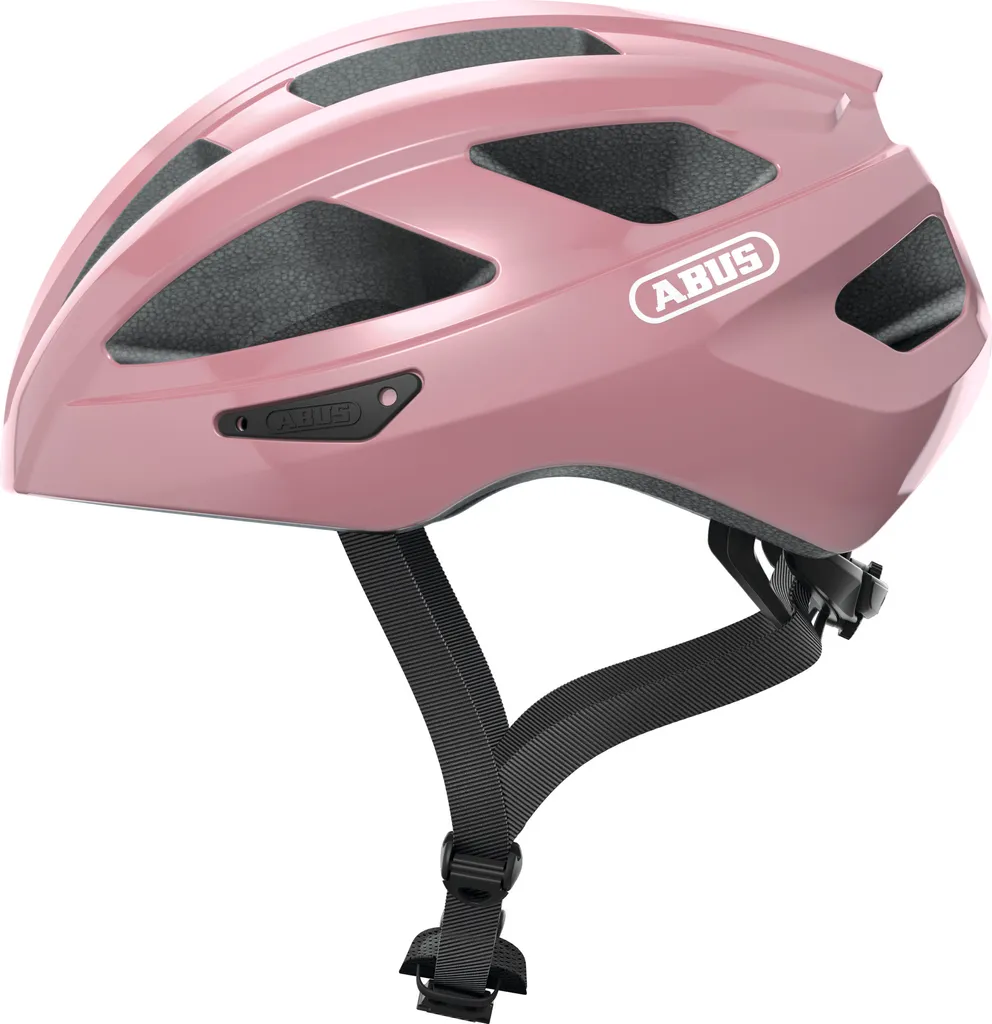 Casti adulti - Cască de bicicletă ABUS Macator- roz lucios, mărimea M (52-58 cm)