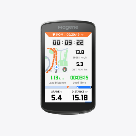 Kilometraje, ceasuri, GPS - Ciclocomputer Magene Smart cu GPS C706 (ecran 3.3")