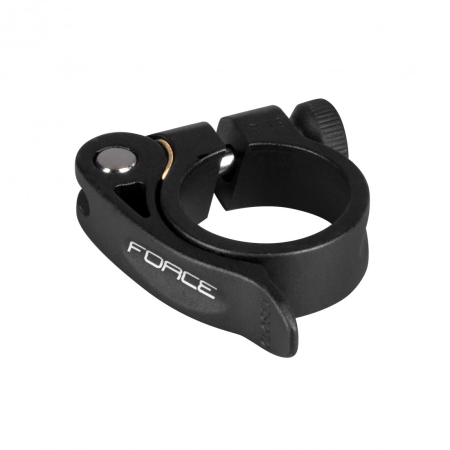 Colier tija sa - Colier Force cu clema C4.4 34.9 mm, Al, negru mat