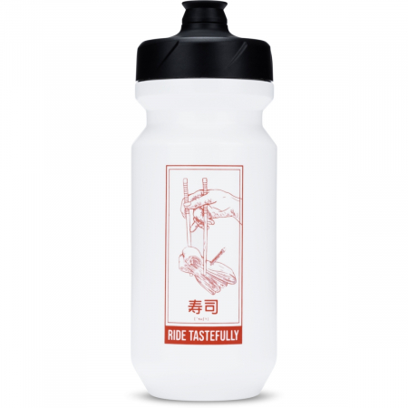 Bidoane - CUBE Flow bidon 500 - white´n´red