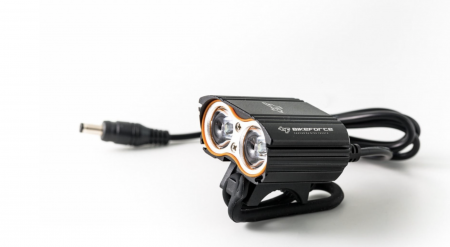 Lumini/Far - Far fata BikeForce 2 LED 1600 LUM 18650 Li-battery