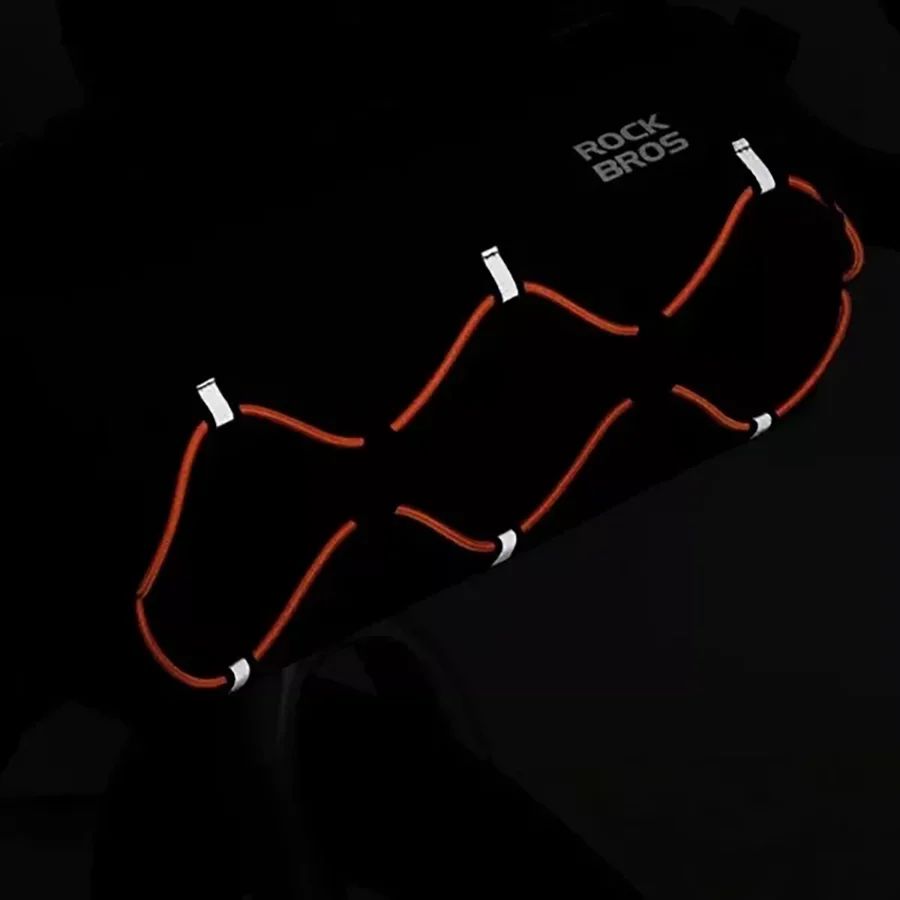 Geantă de bicicletă Rockbros, amplasare pe ghidon, 2,2 l, impermeabilă, cu bandă elastică [7]