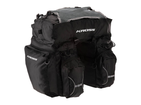 Genti/Borsete cadru - Geantă triplă Kross Roamer, negru, 20 l