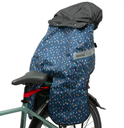 Accesorii - Husă termică pentru scaun de bicicletă pentru copii OPOSSUM® MAGIC Unicorn albastru