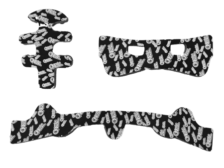 Casca Full Face - Inserturi schimb, casca O'Neal, Front 6 mm, Top 8mm , Rear 8mm