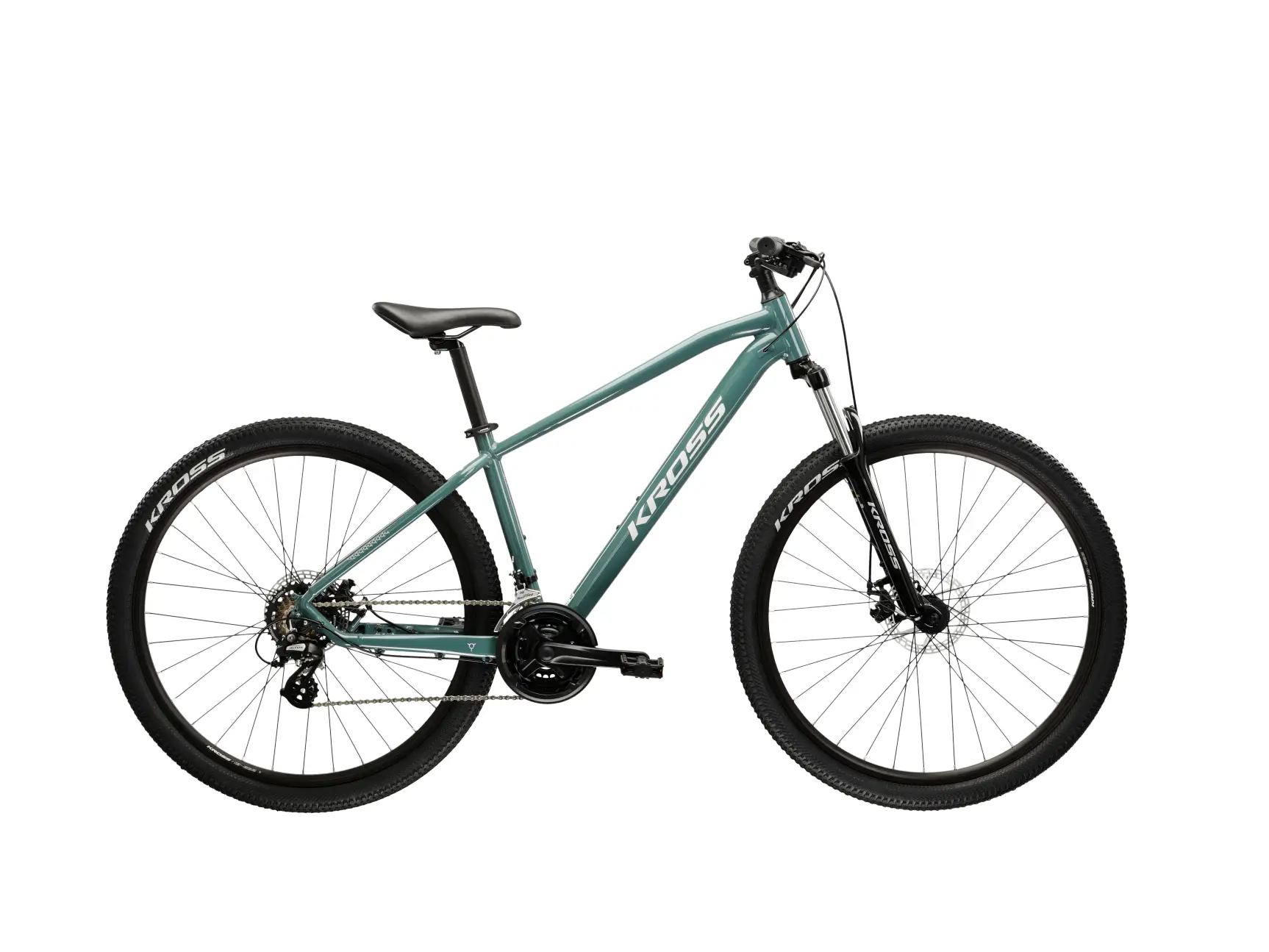 Biciclete adulti - KROSS HEXAGON 2.0 roată 29, XXL/21" verde/argintiu