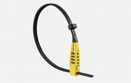 Accesorii - Lacăt de bicicletă multifuncțional ROCKBROS cu combinație de 4 cifre, pentru siguranță, cu ancorare