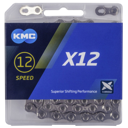 Lanturi - Lant KMC ”X12” Silver/Black 126 zale
