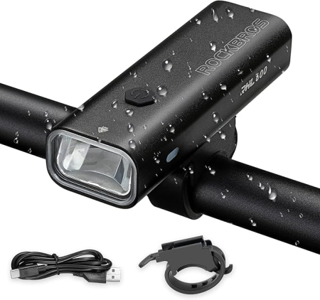 Lumini/Far - Lumina LED pentru bicicletă ROCKBROS, reîncărcabila prin USB