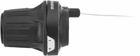 Piese - Maneta schimbator Shimano Revo-Shift SL-RV200-LN, stanga/fata, 3 viteze, frictiune, fara OGD, neambalat